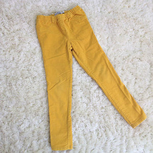 MINI BODEN Girls Gold-toned Corduroy Pants (Sz 8Y)